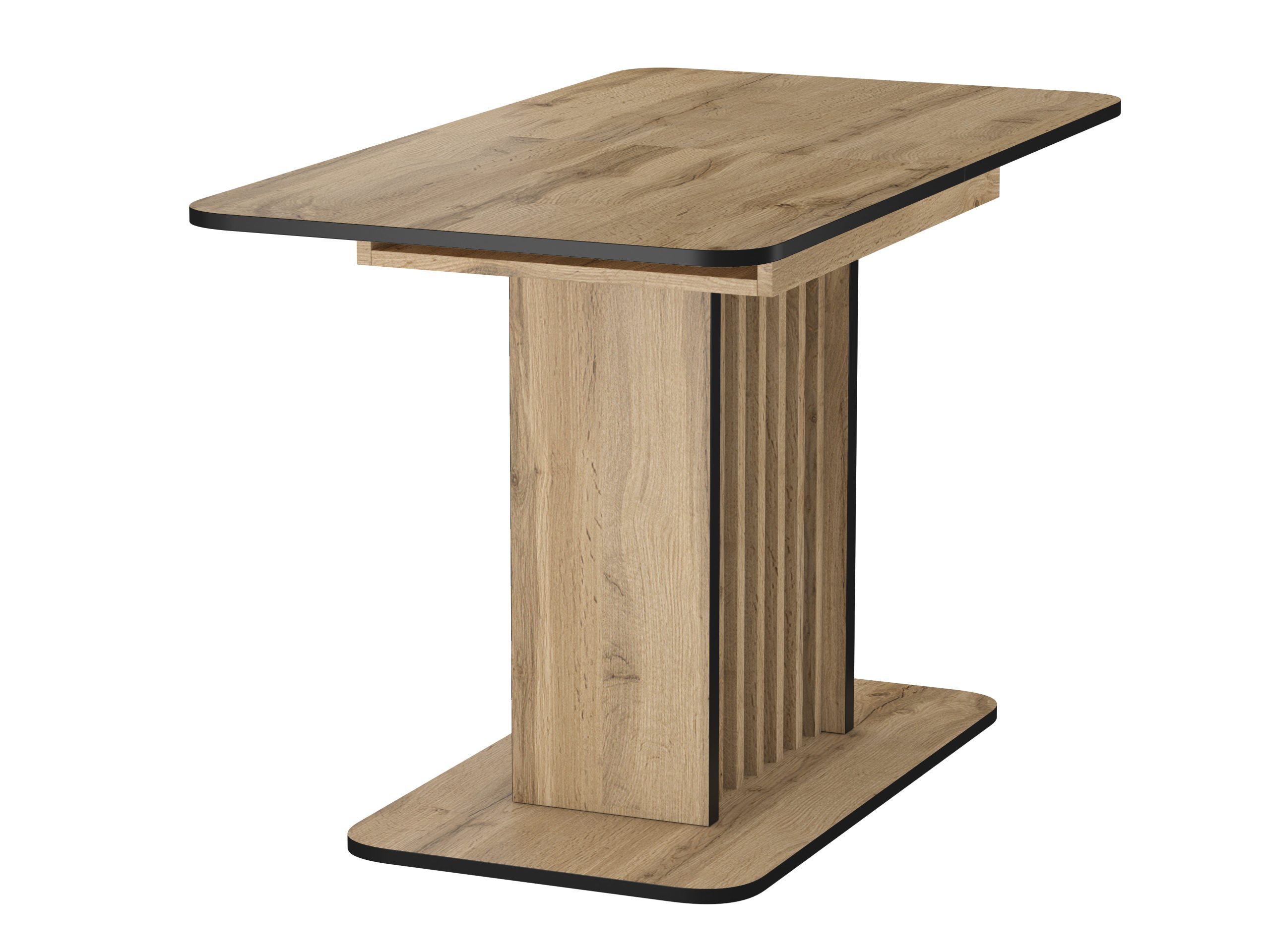 Трапезна маса KENT разтегат.дъб артисан/черно