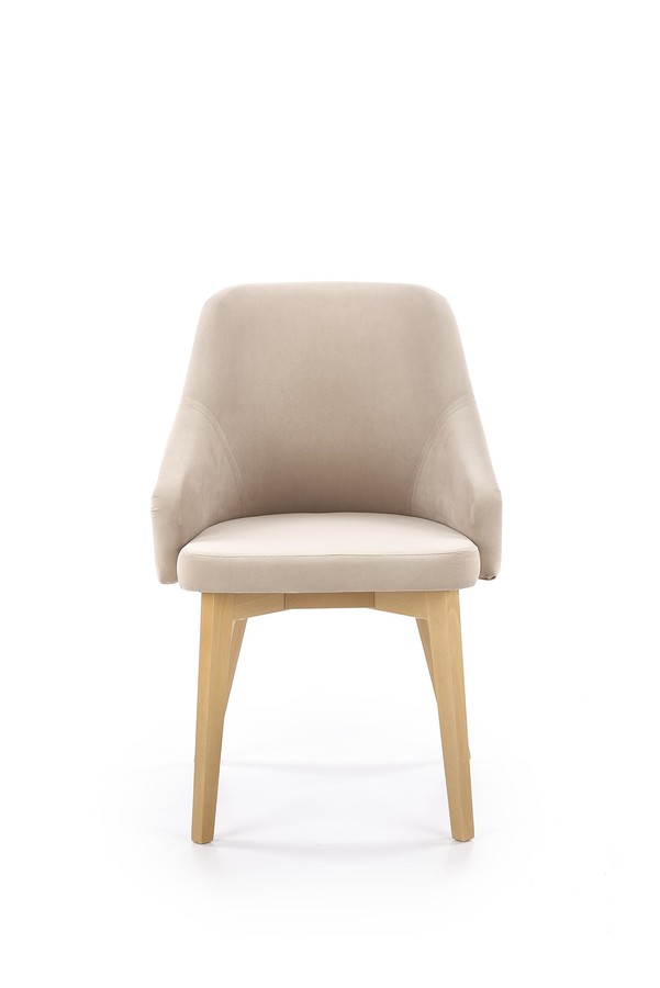 Стол – меден дъб / бежов