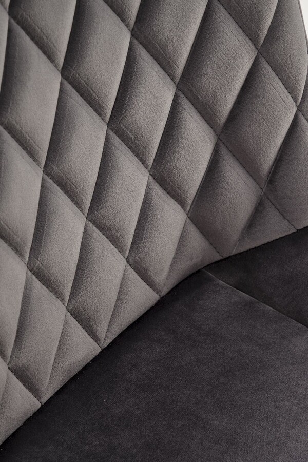 Въртящ се стол – тъмно сив