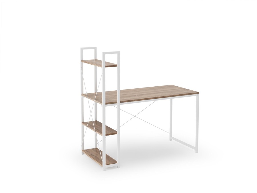 Бюро – дъб сонома / бяло