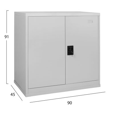 Метален шкаф  сив цвят