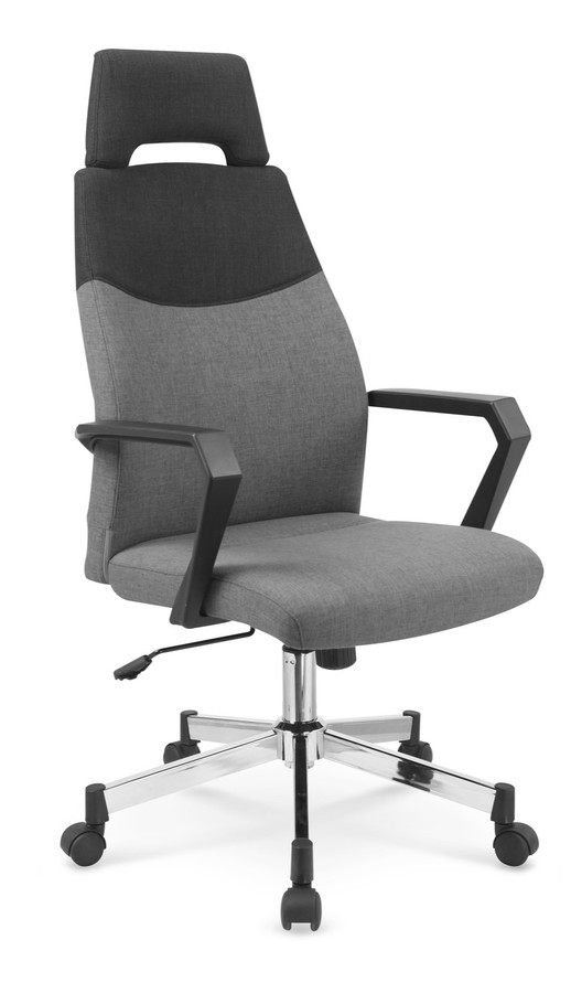 Работен фотьойл – сив и черен