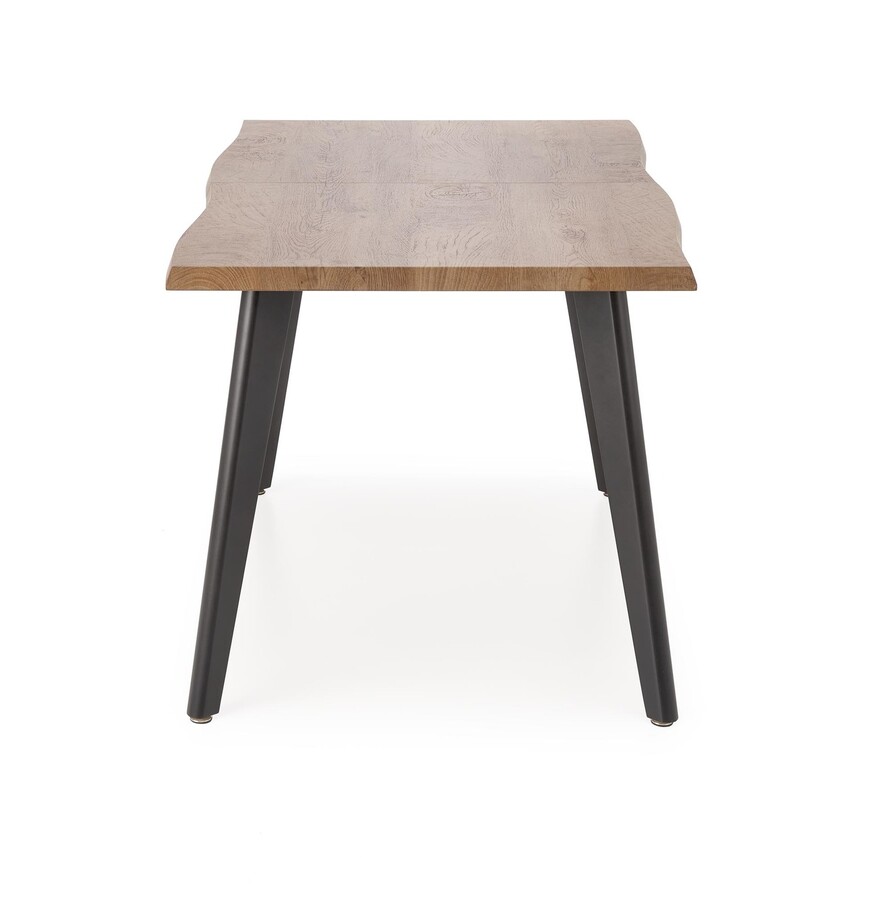 Разтегателна маса 150-210см – натурална/черна