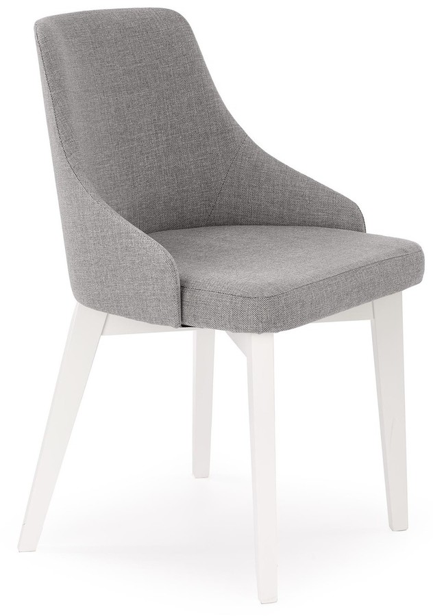 Стол – бял / светло сив