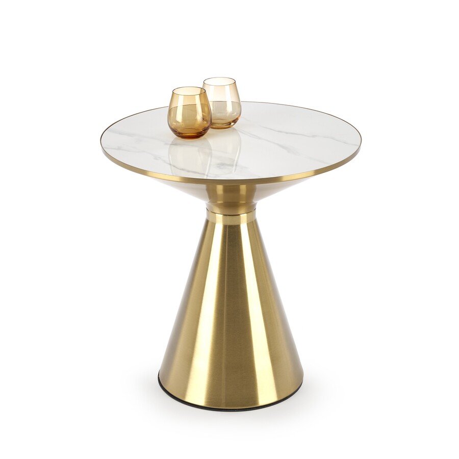 Холна маса – бяло/златно