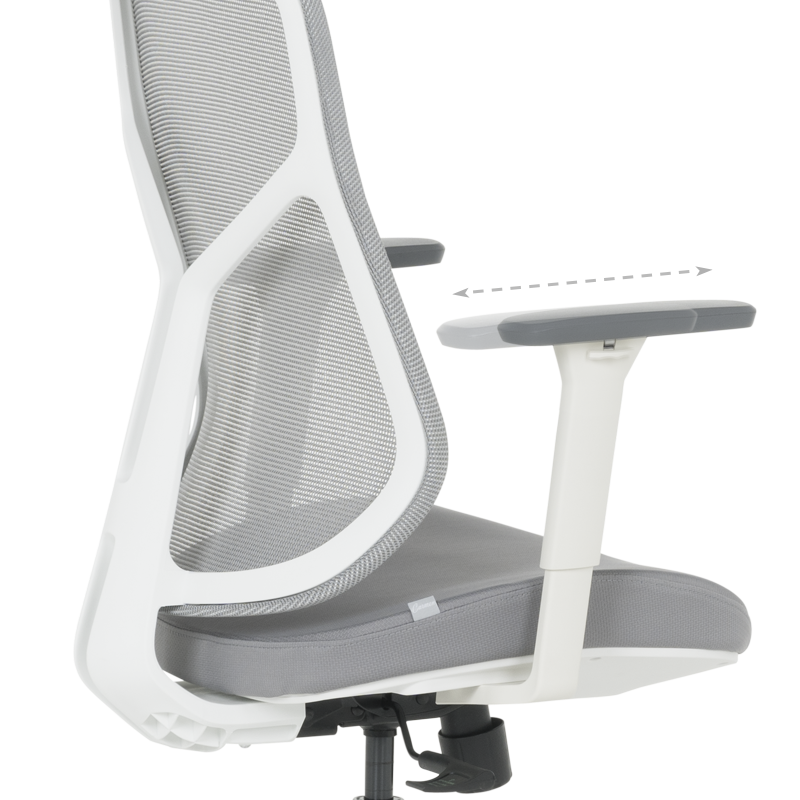 Ергономичен стол Carmen 7901 W – сив