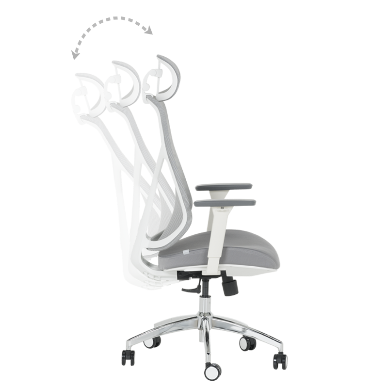 Ергономичен стол Carmen 7901 W – сив