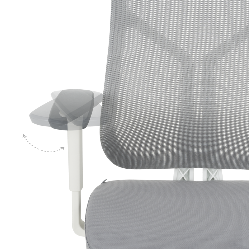 Ергономичен стол Carmen 7901 W – сив