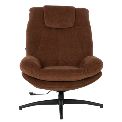 Кресло с табуретка PORTO - кафяво