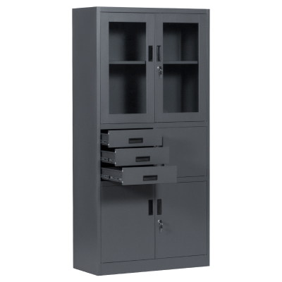 Метален шкаф Carmen CR-1240 E SAND - графит