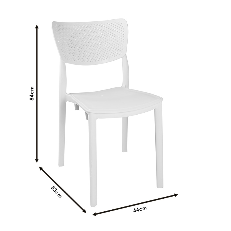 Стол бял цвят