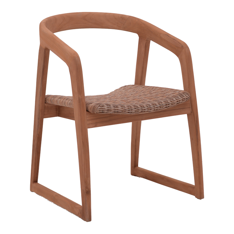 Кресло в натурален цвят