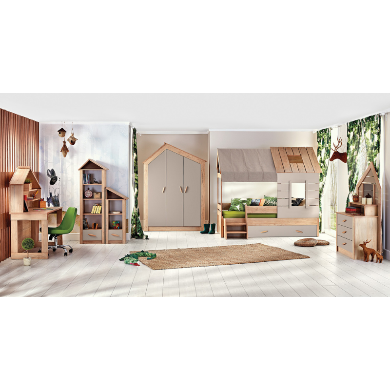 Двукрилен детски гардероб MY HOUSE