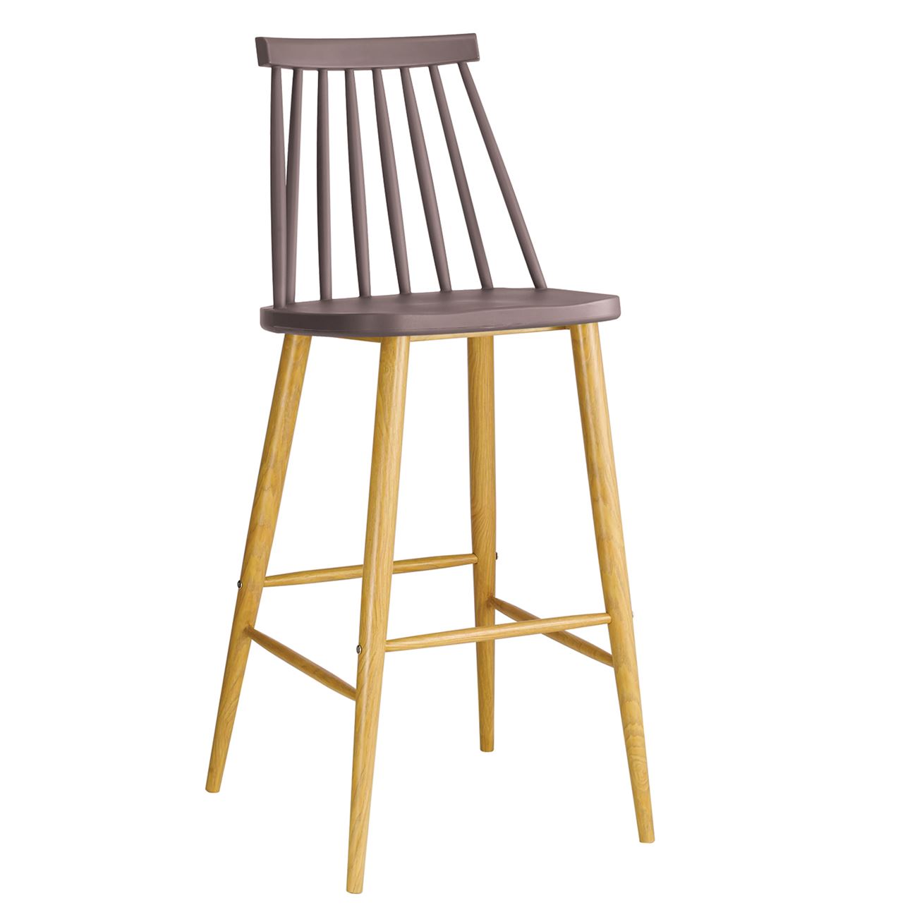 Бар стол бежов цвят