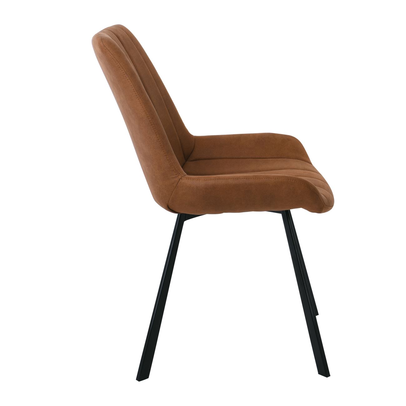 Стол велур кафяв цвят