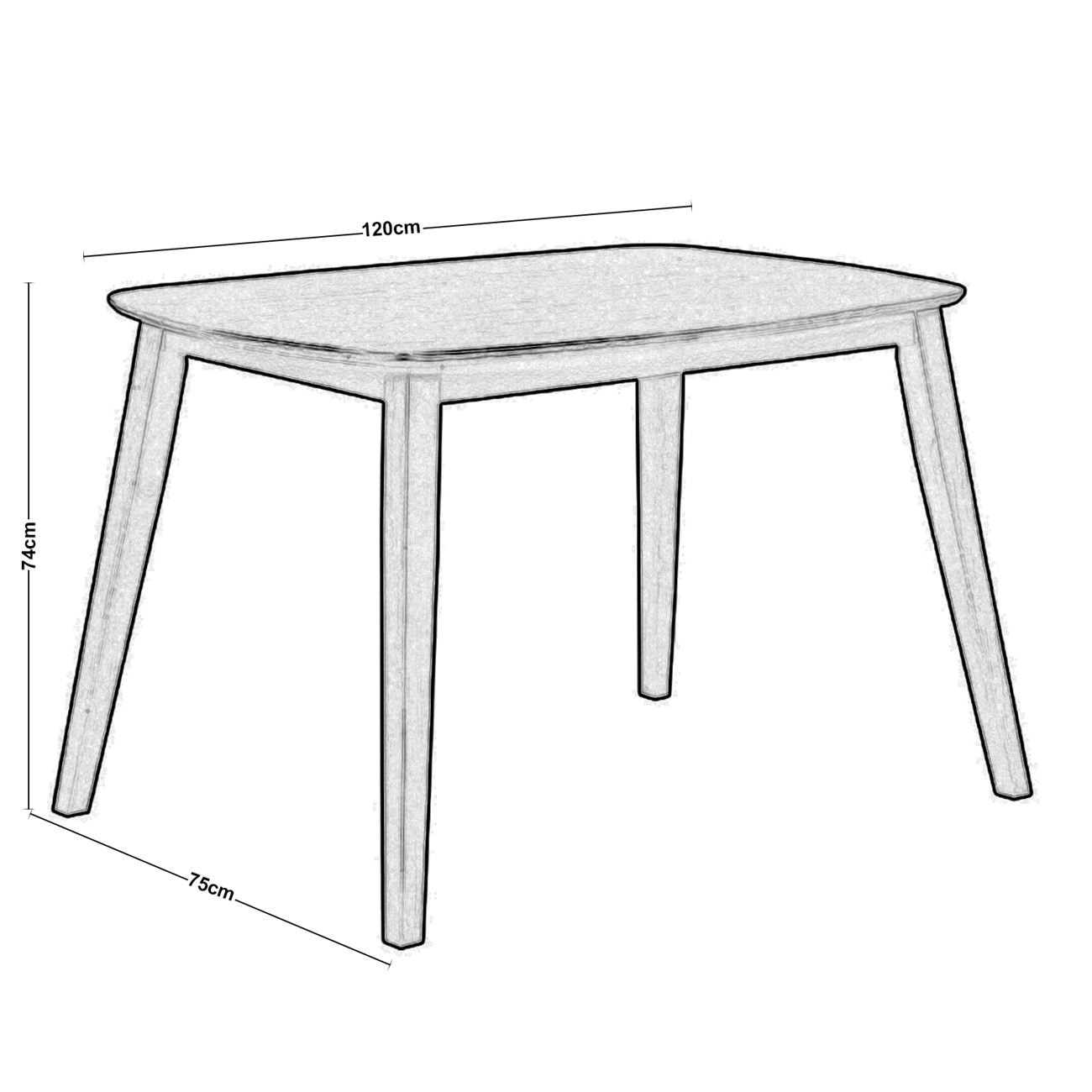 Трапезна маса орех