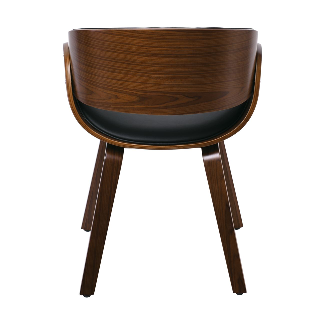 Кресло цвят черен-орех