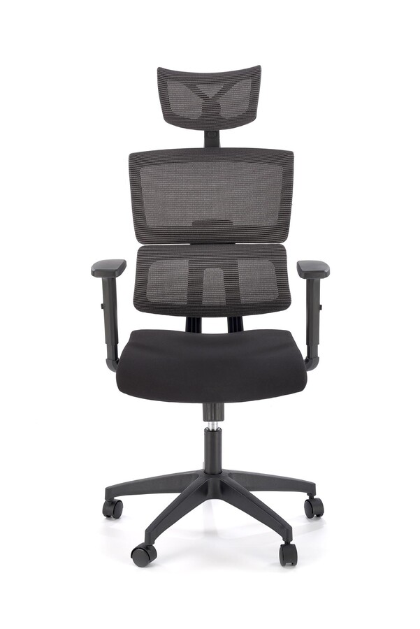 Офис кресло – пепел/черно
