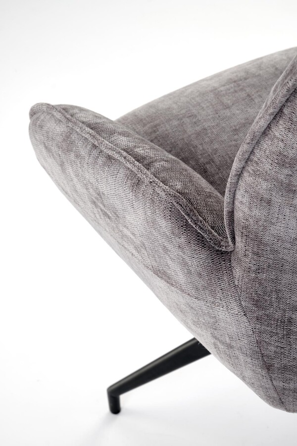 Въртящ се стол – пепеляво сив