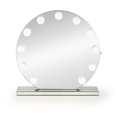 Огледало с LED осветление - сребристо