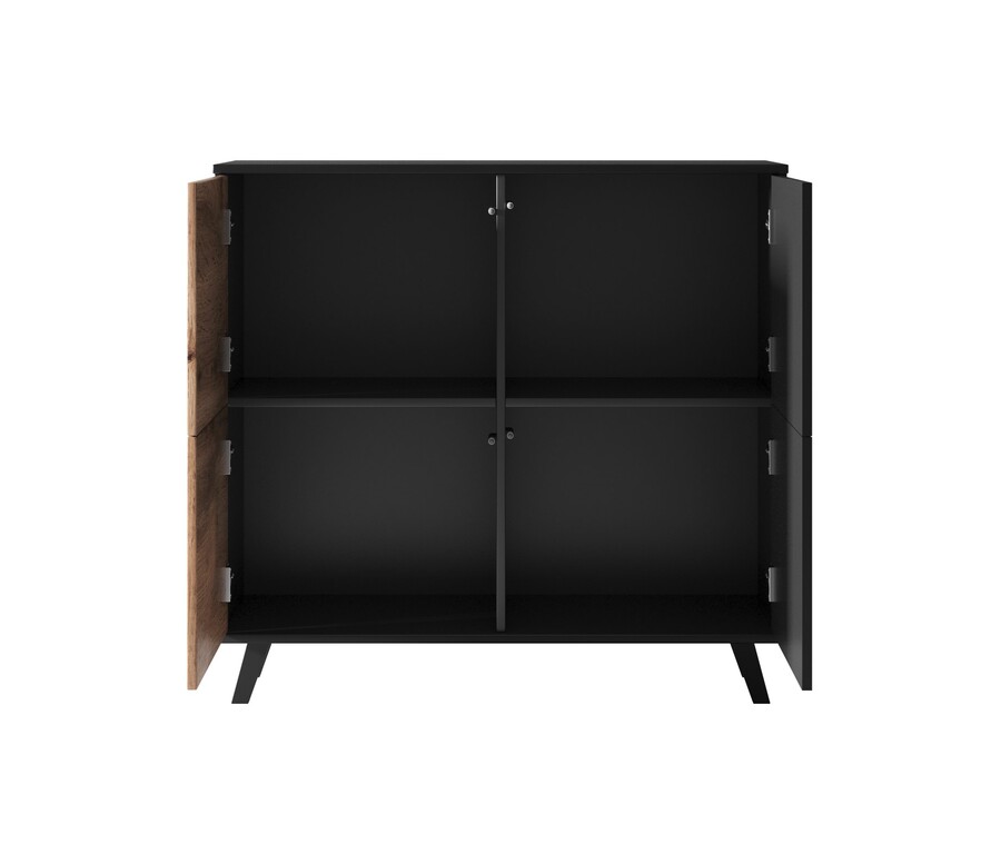 Скрин – дъб вотан/черен