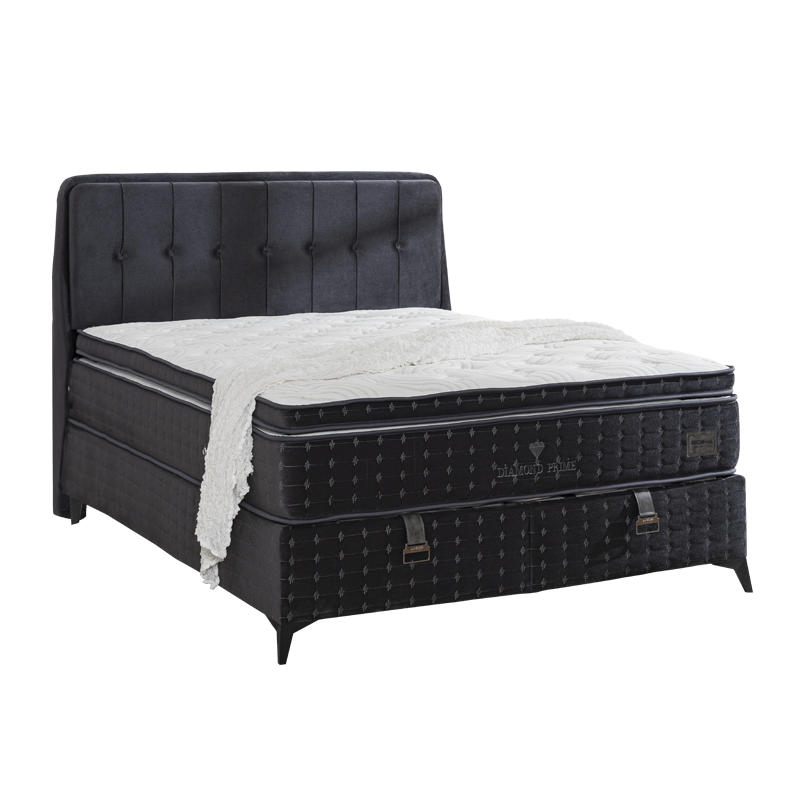 Тапицирана спалня с матрак DIAMOND PRIME 160 x 200 - антрацит 14