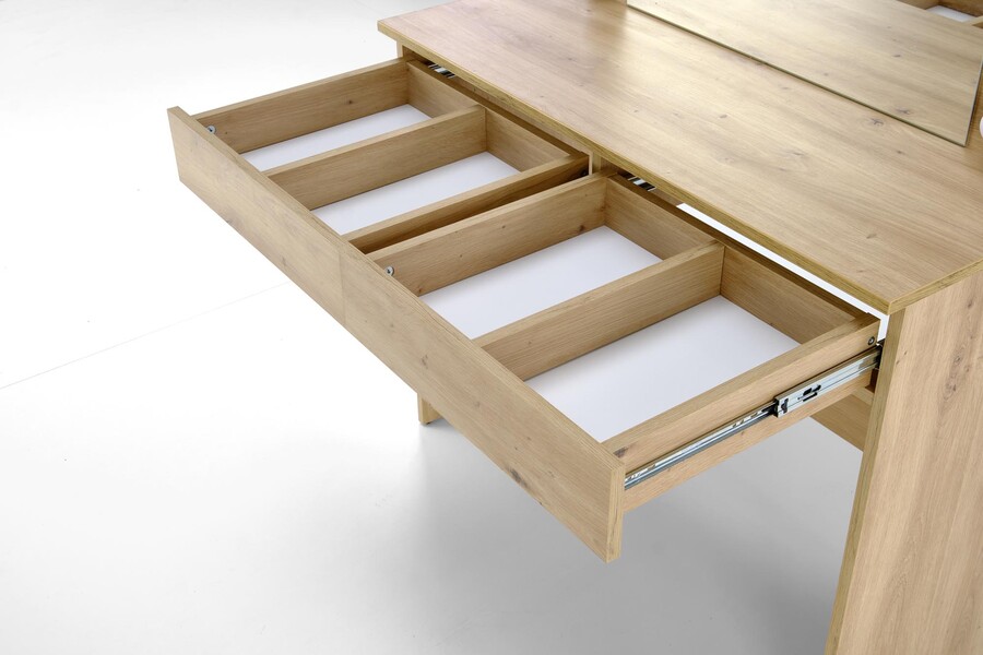 Тоалетка с осветление – занаятчийски дъб