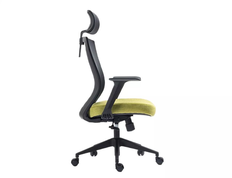 Въртящ се стол- зелен/черен