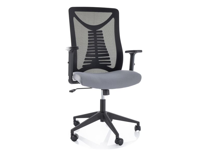 Въртящ се стол – черен/сив