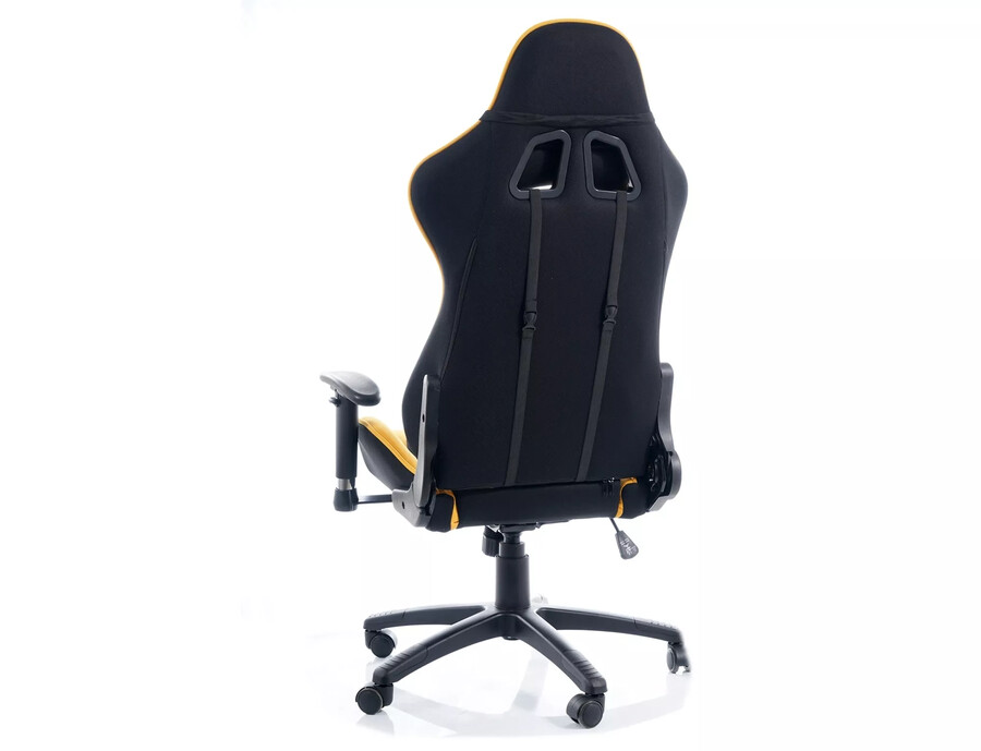 Геймърски стол – черен/жълт