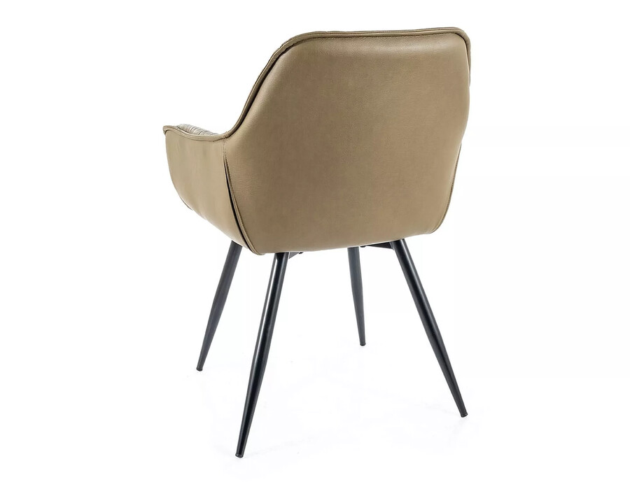 Стол – изкуствена кожа – маслина