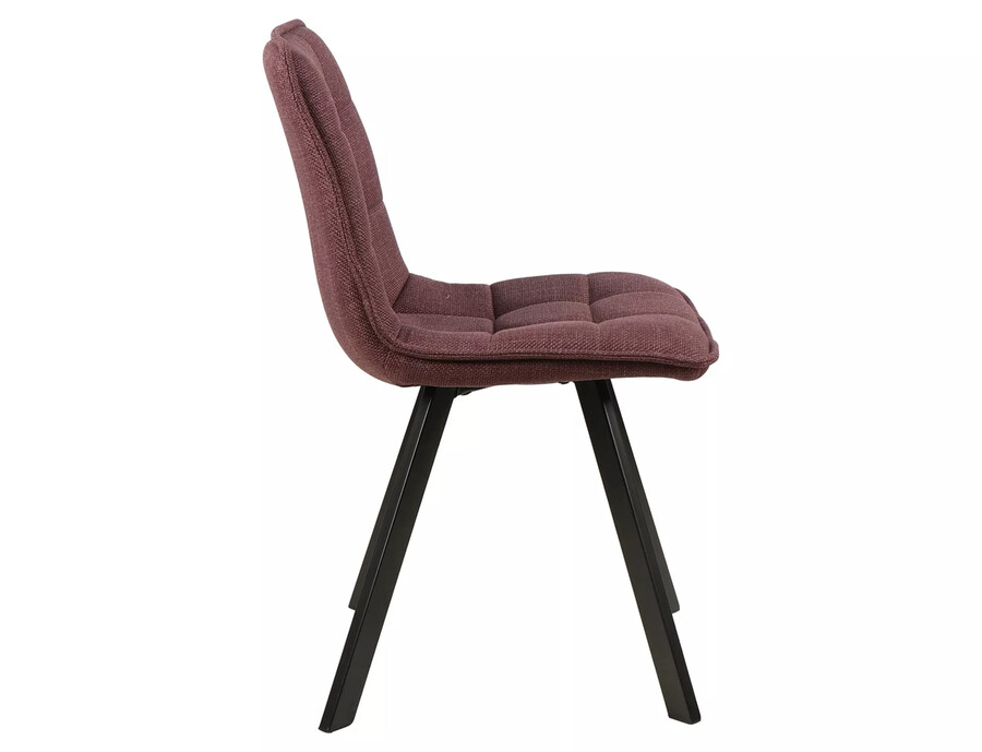 Капитониран стол – черен/терен