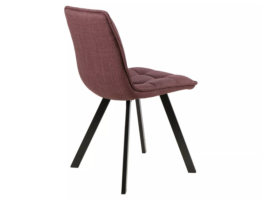 Капитониран стол – черен/терен