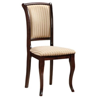 Дървен стол - тъмен орех V19