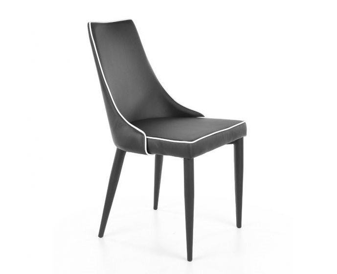 Стол еко кожа - сив