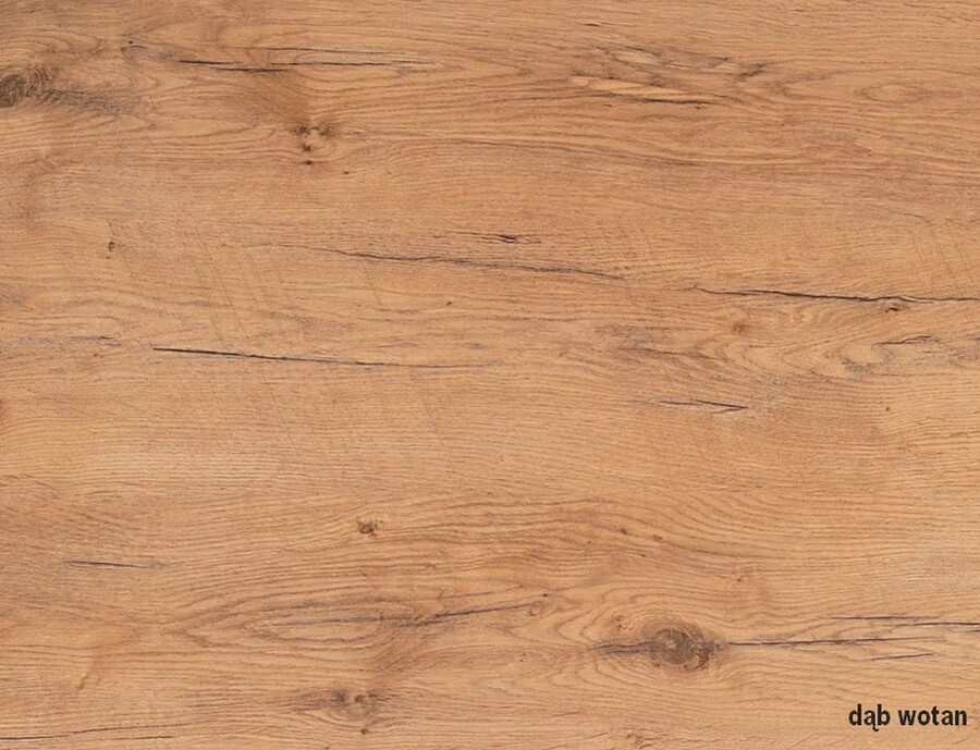 Кръгла холна маса – дъб вотан / черна