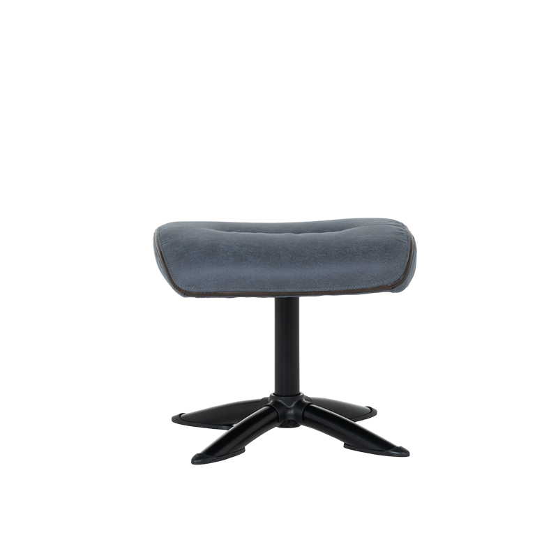 Кресло с табуретка EMA – синьо