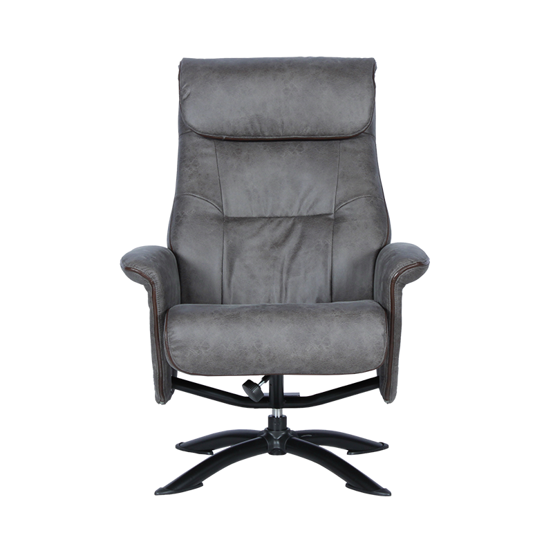 Кресло с табуретка EMA – сиво