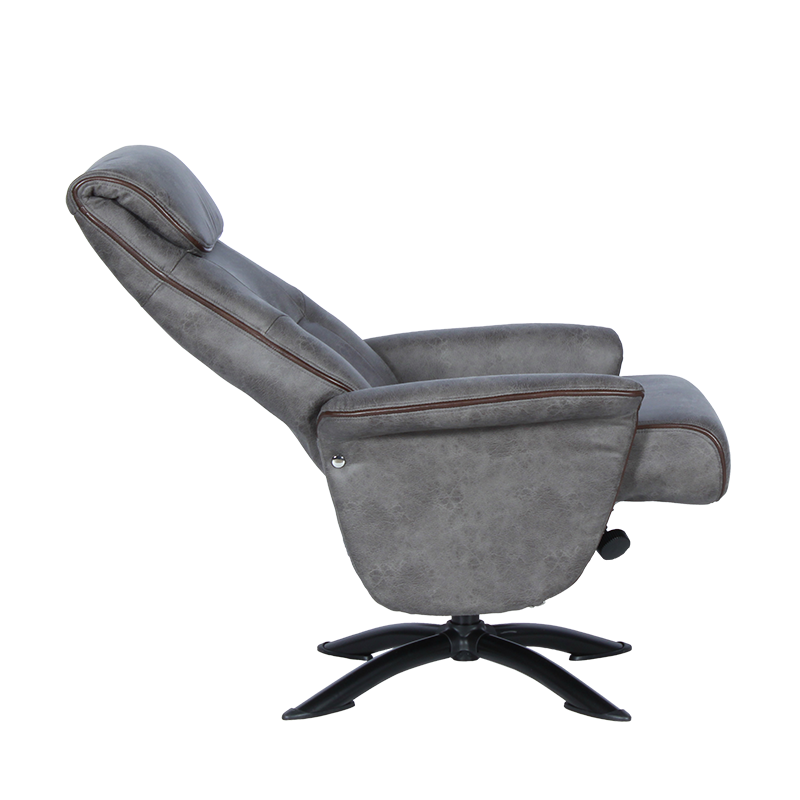 Кресло с табуретка EMA – сиво