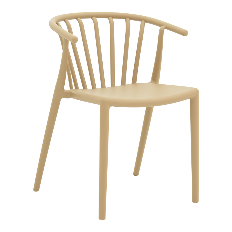 Пластмасов стол цвят капучино