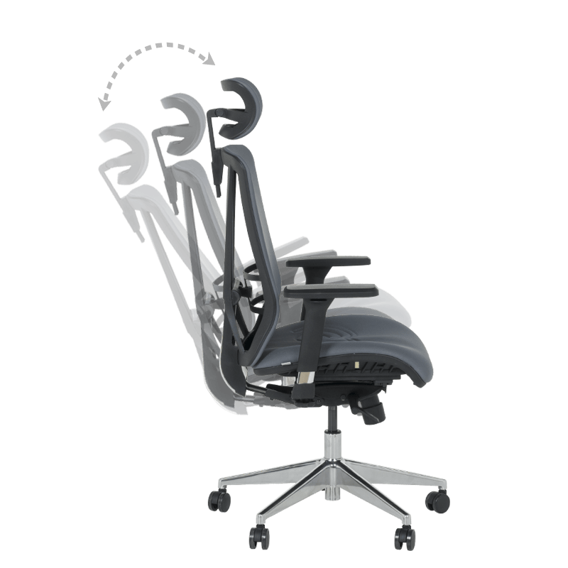 Ергономичен стол COTIA – тъмносив