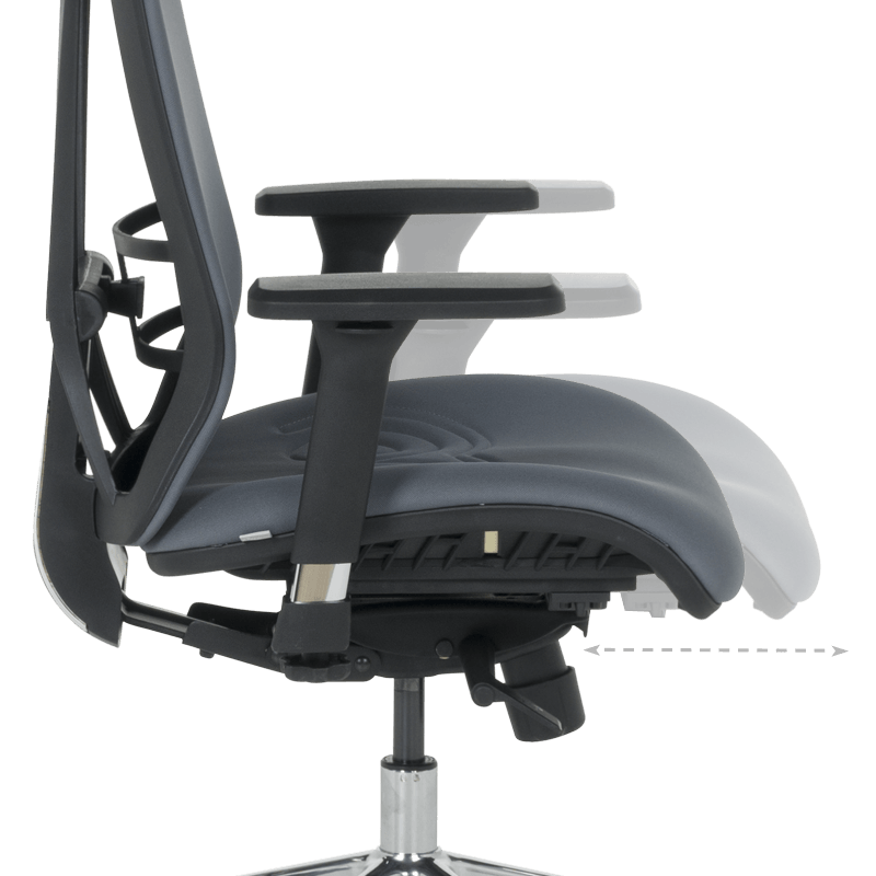 Ергономичен стол COTIA – тъмносив