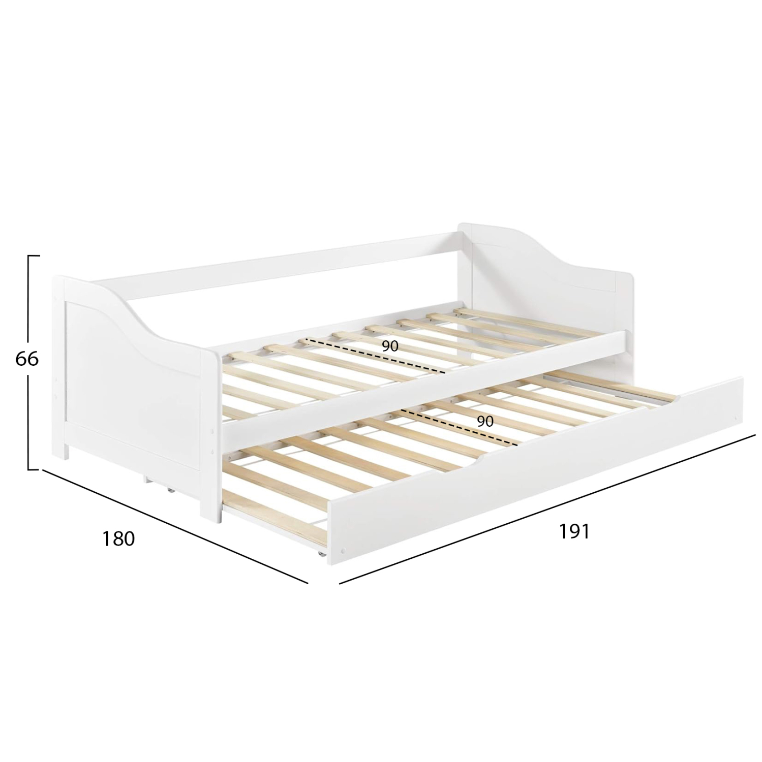 Легло – бял цвят