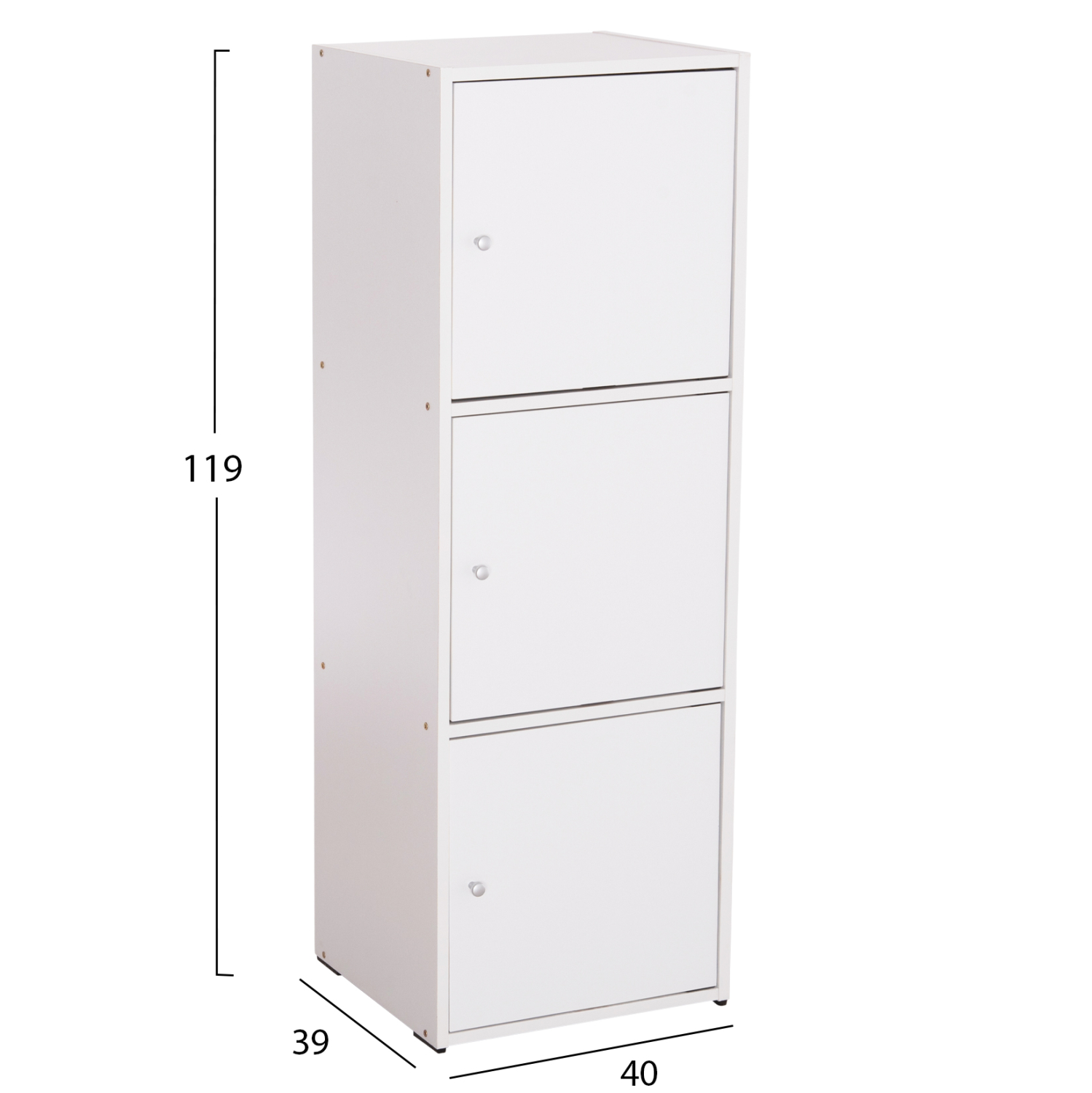 Шкаф бял цвят