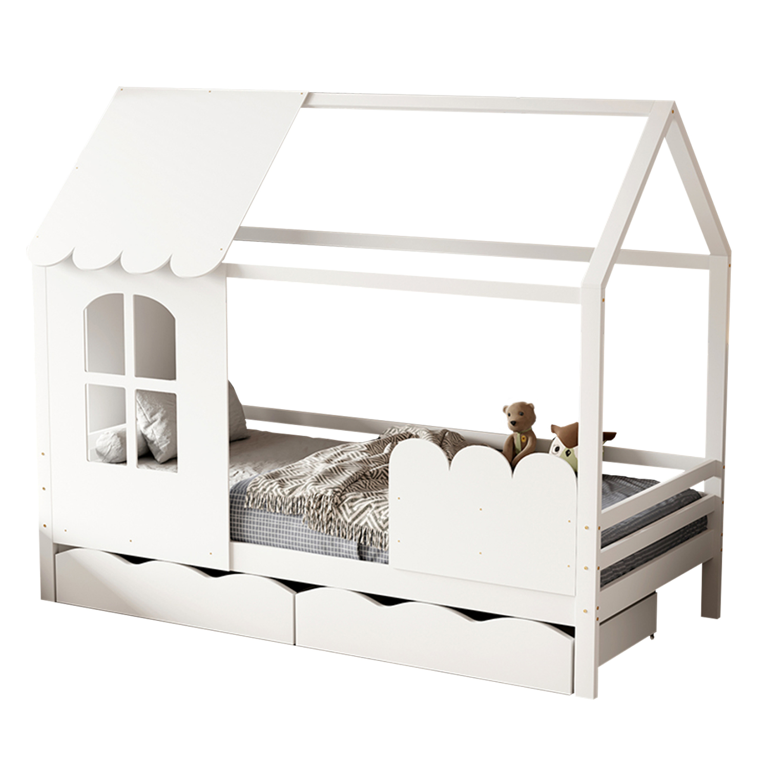 Легло - бял цвят