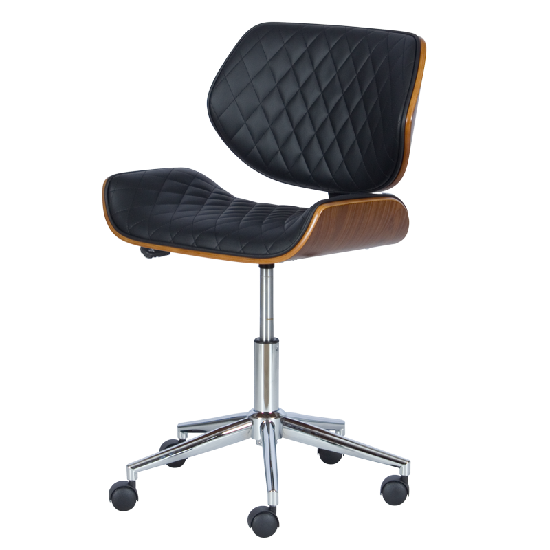 Президентски офис стол Carmen 6410 – орех – черен