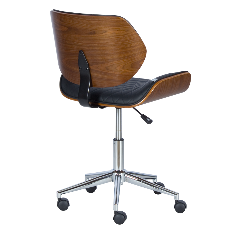 Президентски офис стол Carmen 6410 – орех – черен