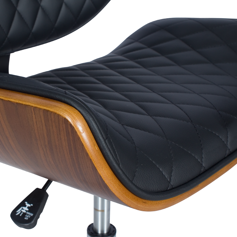 Президентски офис стол Carmen 6410 – орех – черен