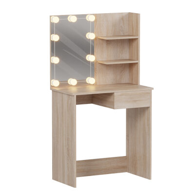 Тоалетка с светлини - цвят сонама