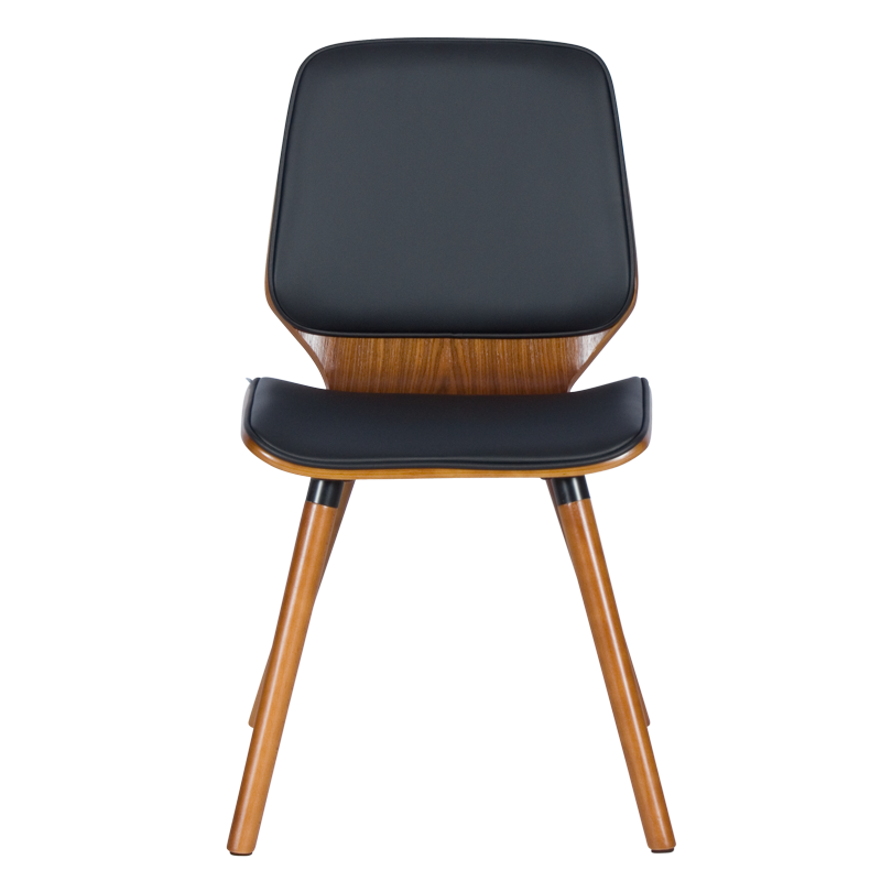 Трапезен стол Carmen 9977 – орех / черен